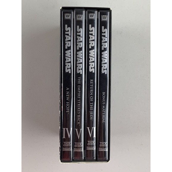 Star Wars Trilogy 4-DVD Boxed Set Released 2004 (IV, V, VI & Bonus Material) - Picture 3 of 12